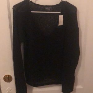 Abercrombie NWT lightweight black sweater